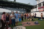 The Hoot Hoots perform on Lake Union (Photo- Christine Mitchell)