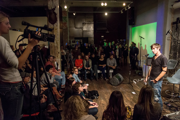 Seattle Living Room Shows and Melodic Caring Project: Levi Ware (Photo by Greg Roth)