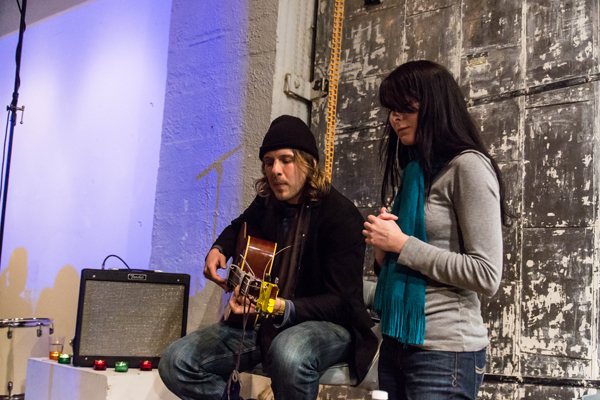 Seattle Living Room Shows and Melodic Caring Project: Daniel Blue w/ Anna-Lynne Williams (Photo by Greg Roth)