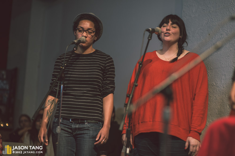SLS / MCP – 1/25/13: Whitney Mongé & Katie Costello (Photo: Jason Tang)