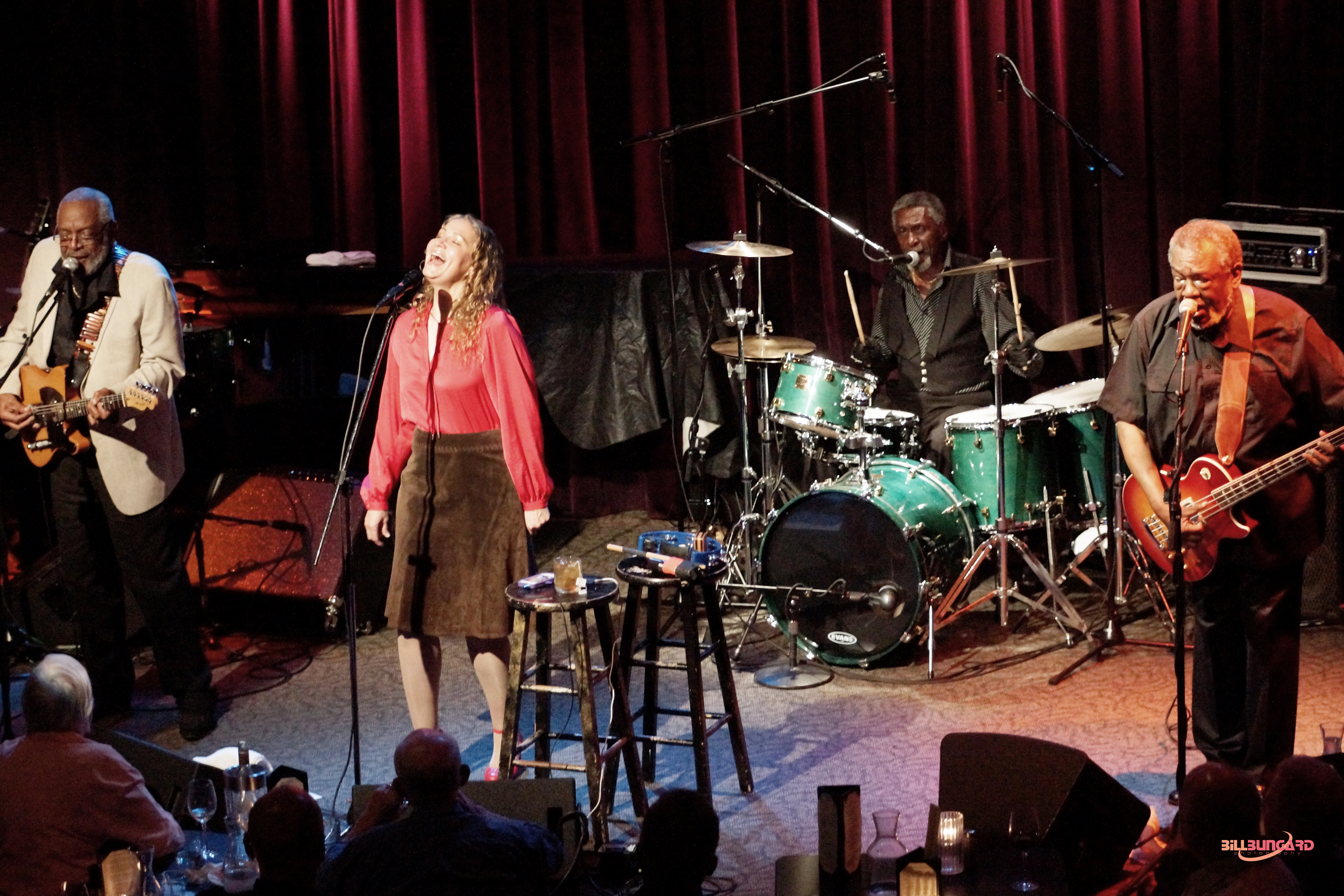 Joan Osborne and Holmes Brothers at Jazz Alley (Photo by Bill Bungard)