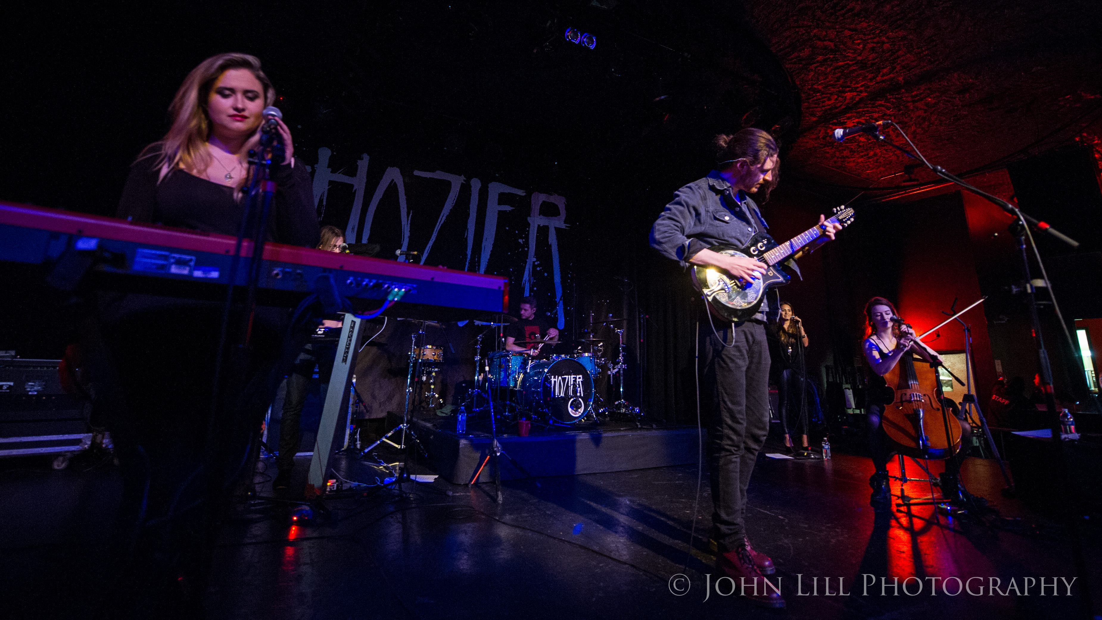 Hozier performs to a sold out Showbox in Seattle. Photo by John Lill