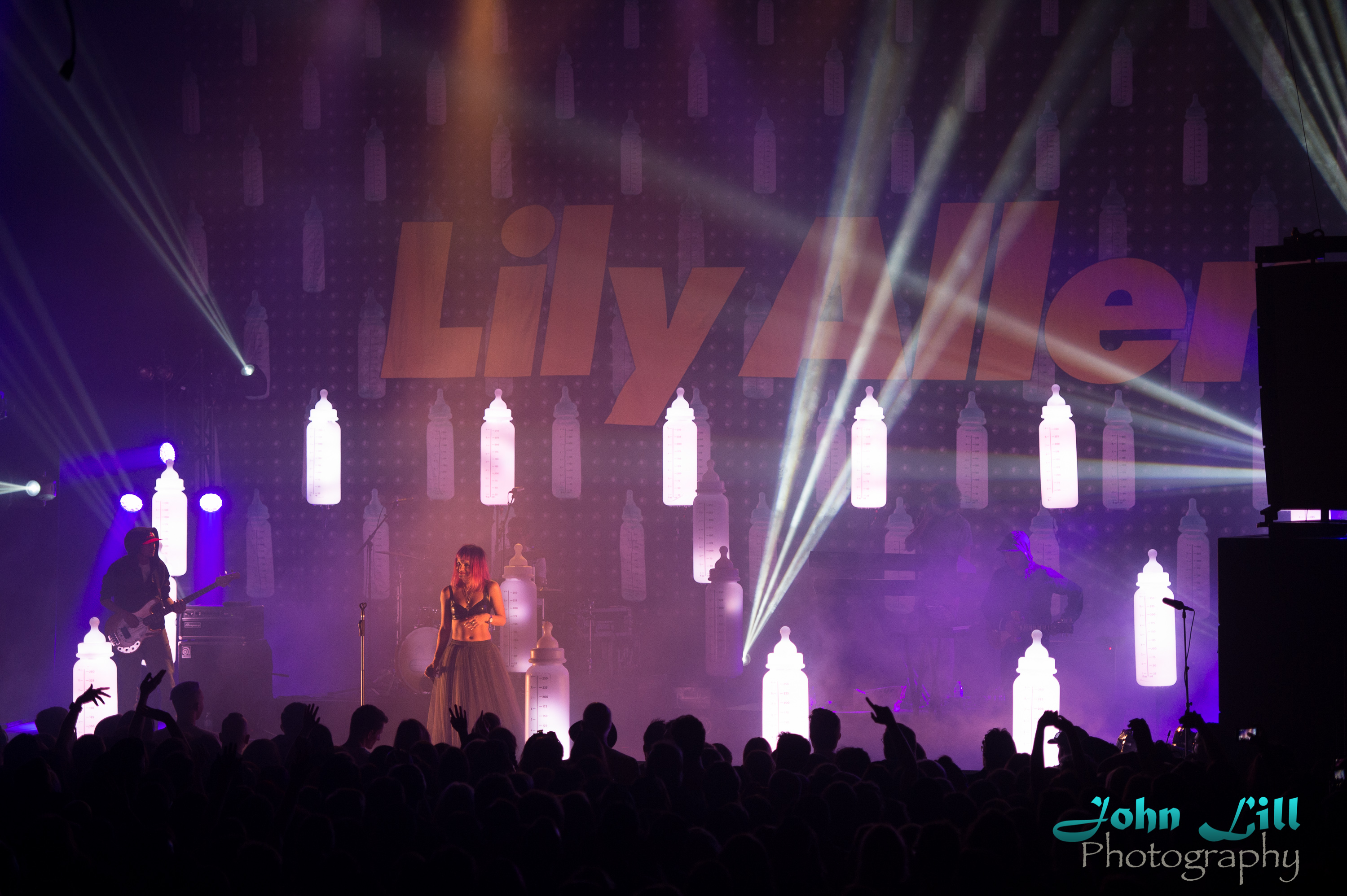 Lily Allen performs at the Paramount Theatre. Photo by John Lill
