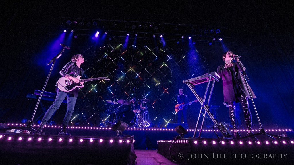 Tegan and Sara perform at the Paramount Theatre in Seattle. Photo by John Lill