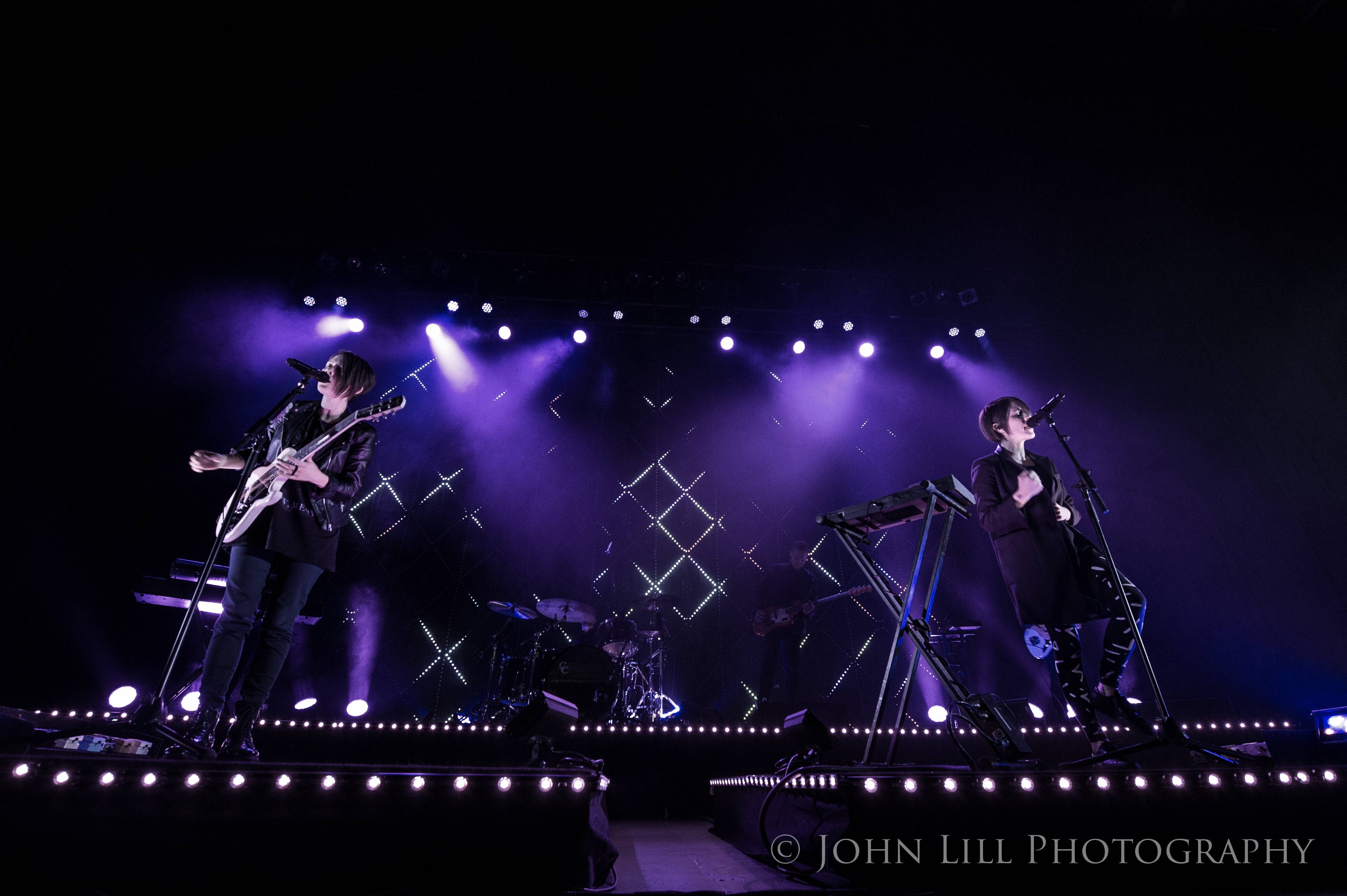 Tegan and Sara perform at the Paramount Theatre in Seattle. Photo by John Lill