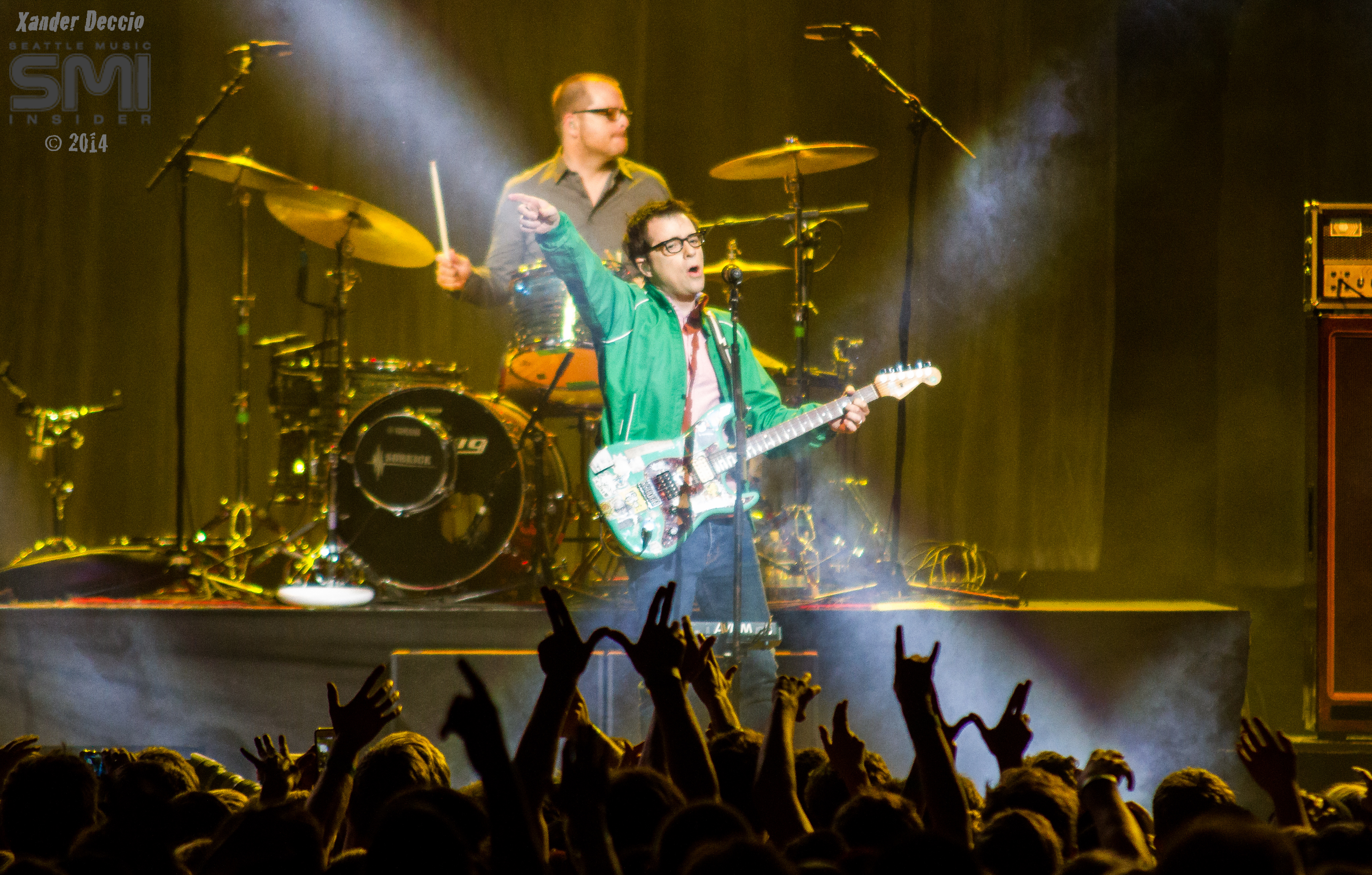 Weezer @ Deck The Hall Ball 2014 – Photo By Xander Deccio