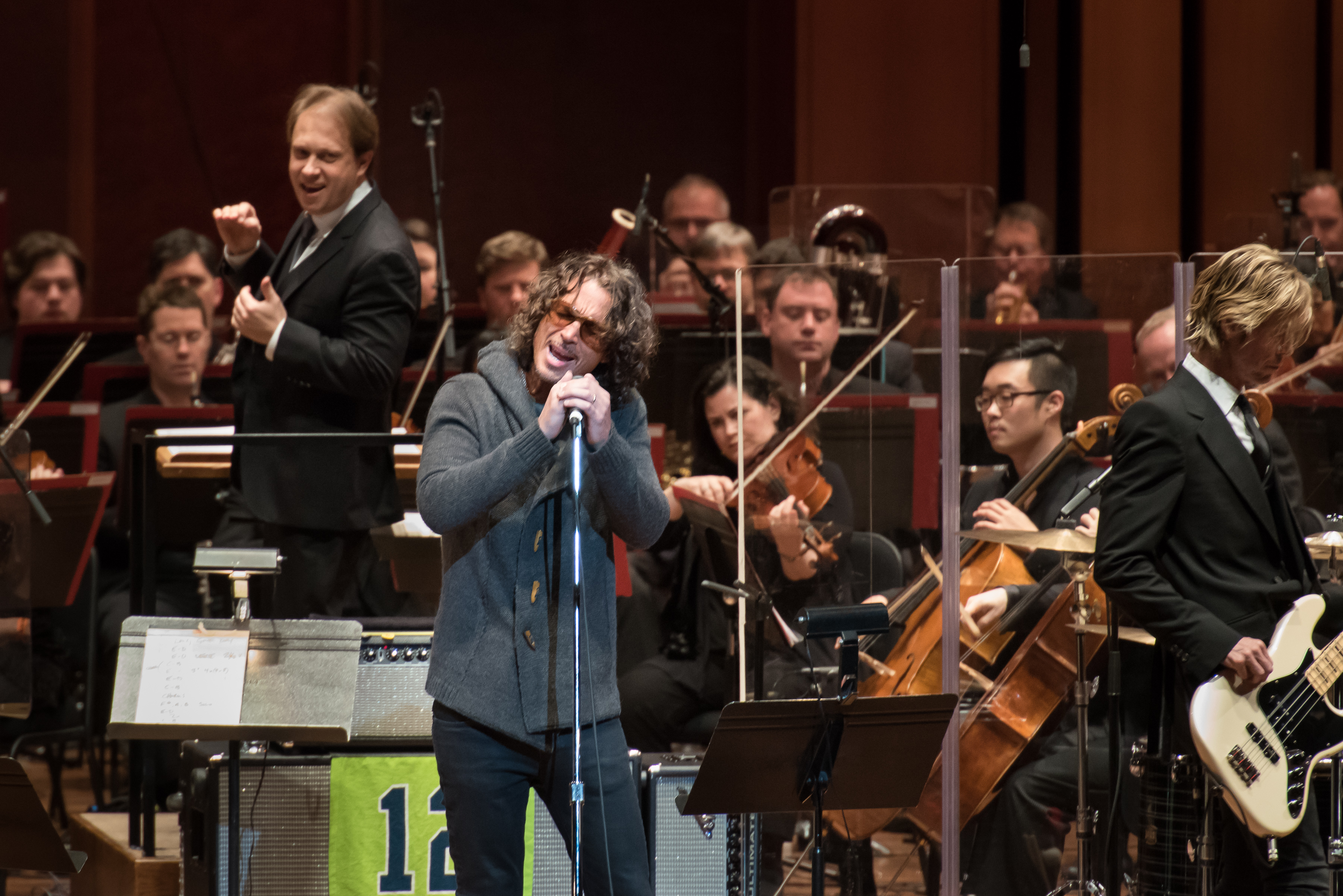 Seattle Symphony, Mike McCready & Mad Season at Benaroya Hall (Photo by Brandon Patoc)