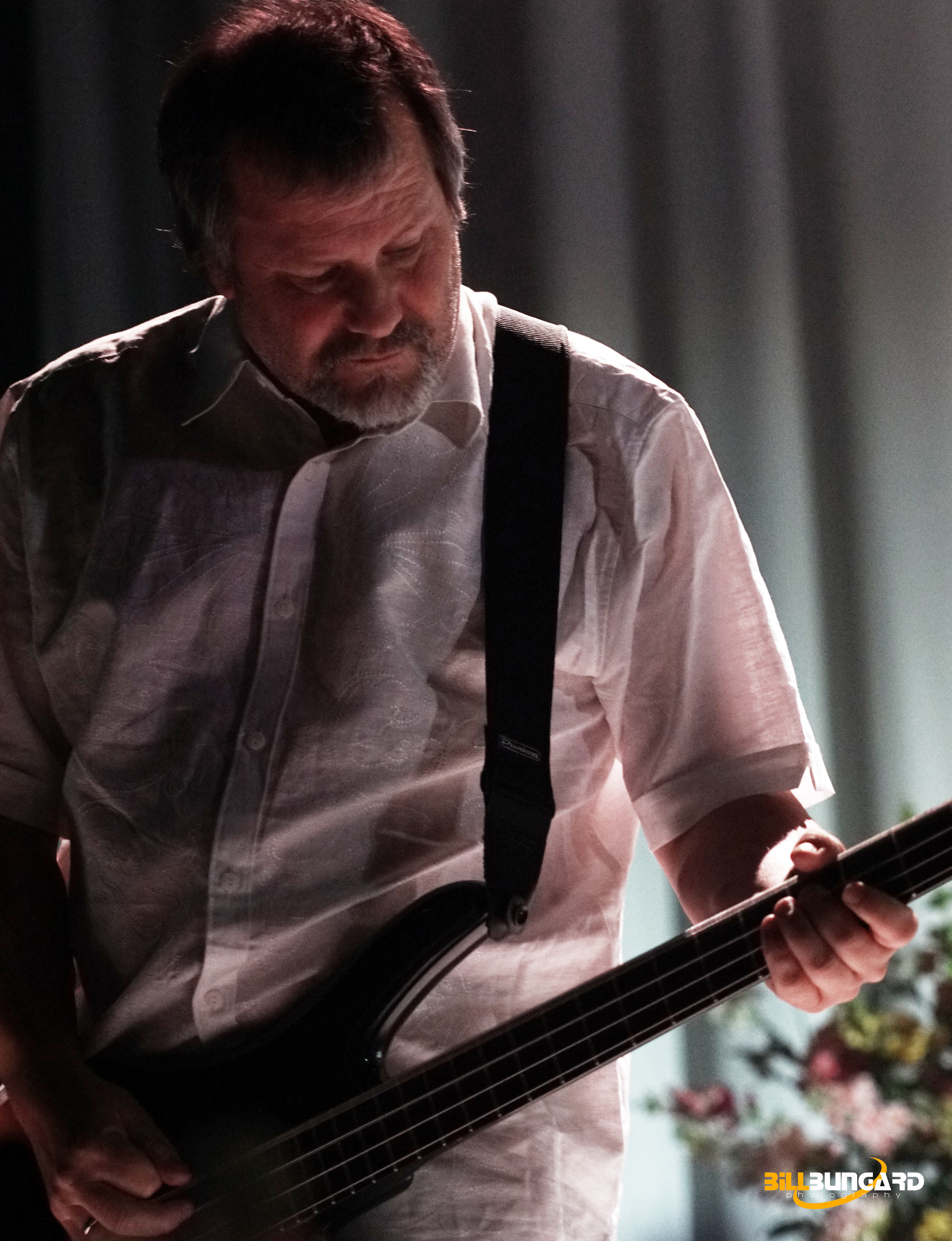 Billy Gould of Faith No More at The Paramount (Photo by Bill Bungard)
