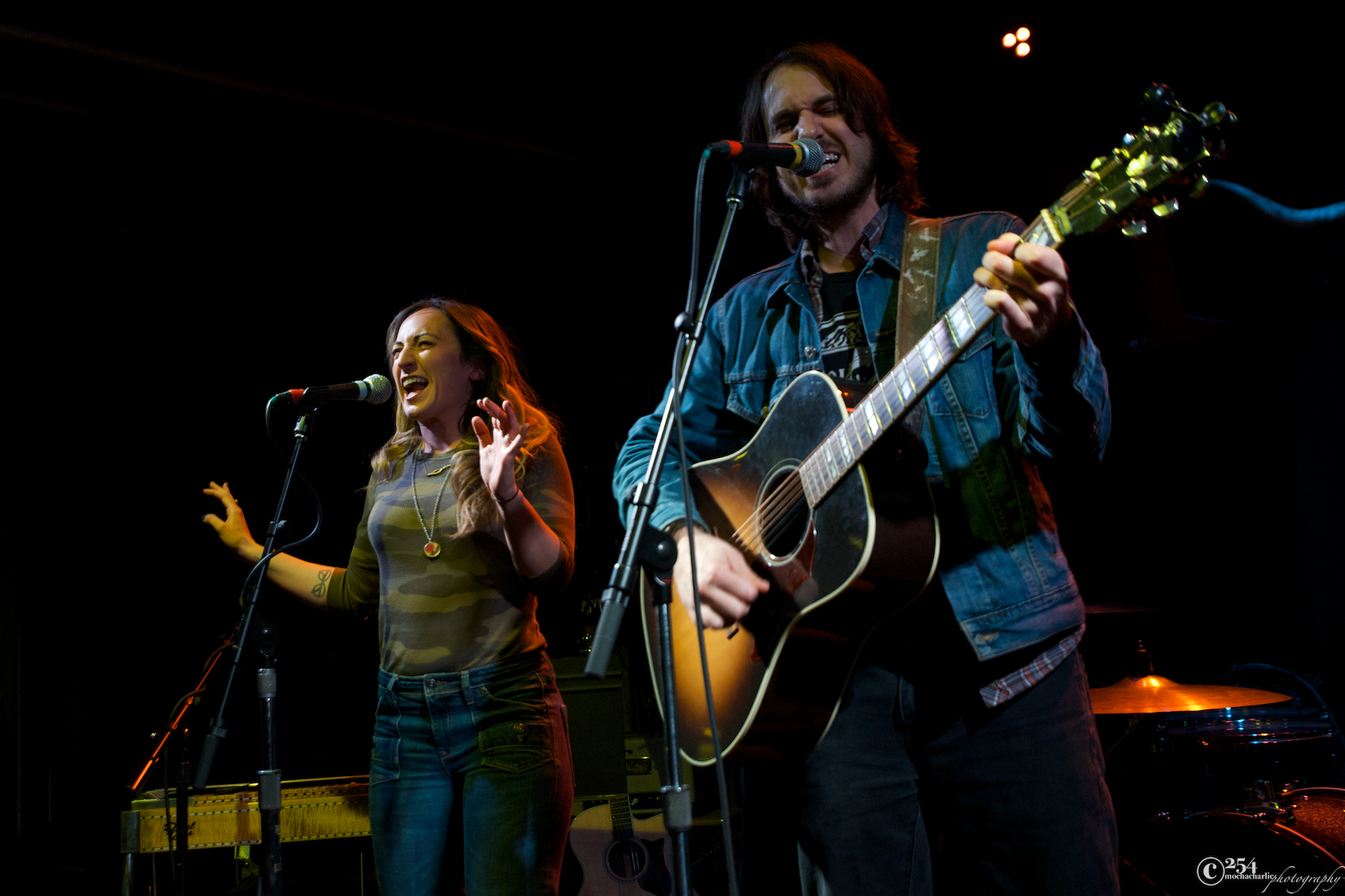 Bradley Laina & Taylor Lynn of Vaudeville Etiquette at The Tractor Tavern (Photo by Mocha Charlie)