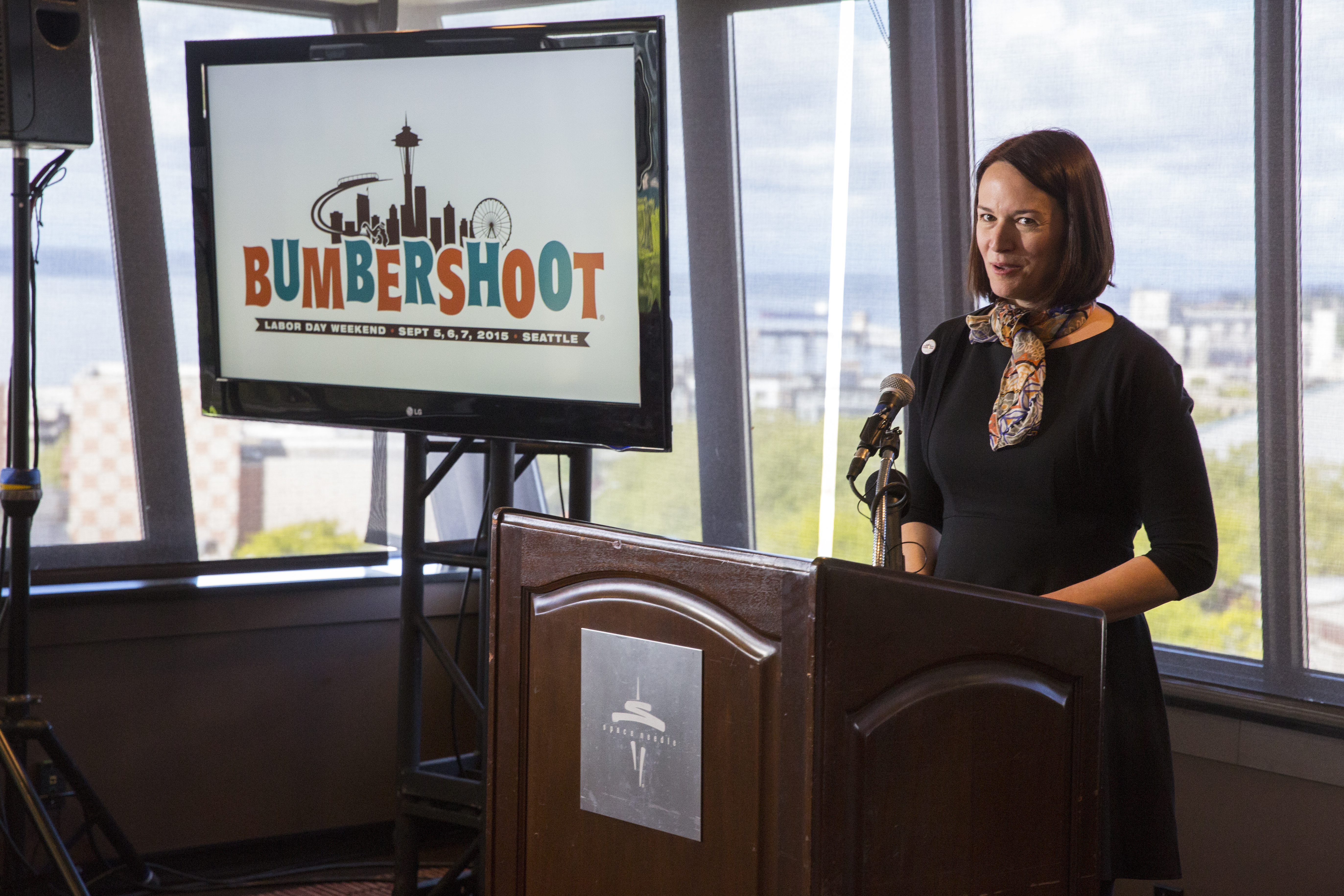 OneReel Director, Heather Smith, Bumbershoot 2015 Announcement  Photo by Alex Crick