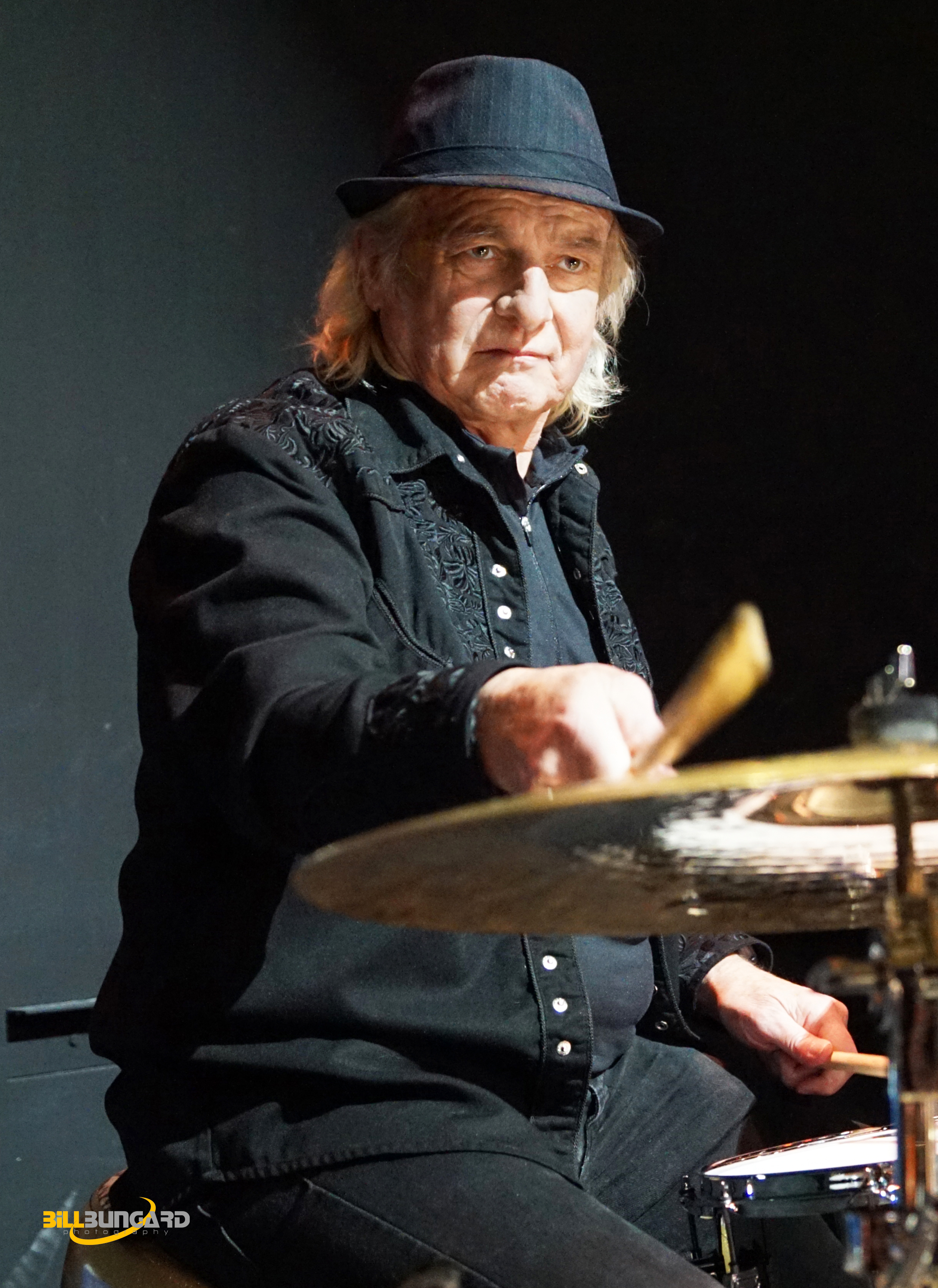 Alan White of Yes at Woodstick 2015 (Photo by Bill Bungard)